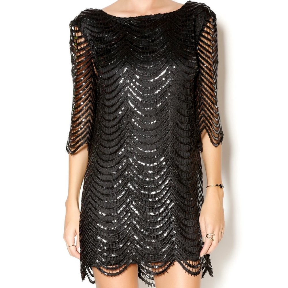 *NWT* SEQUIN PARTY TUNIC DRESS small